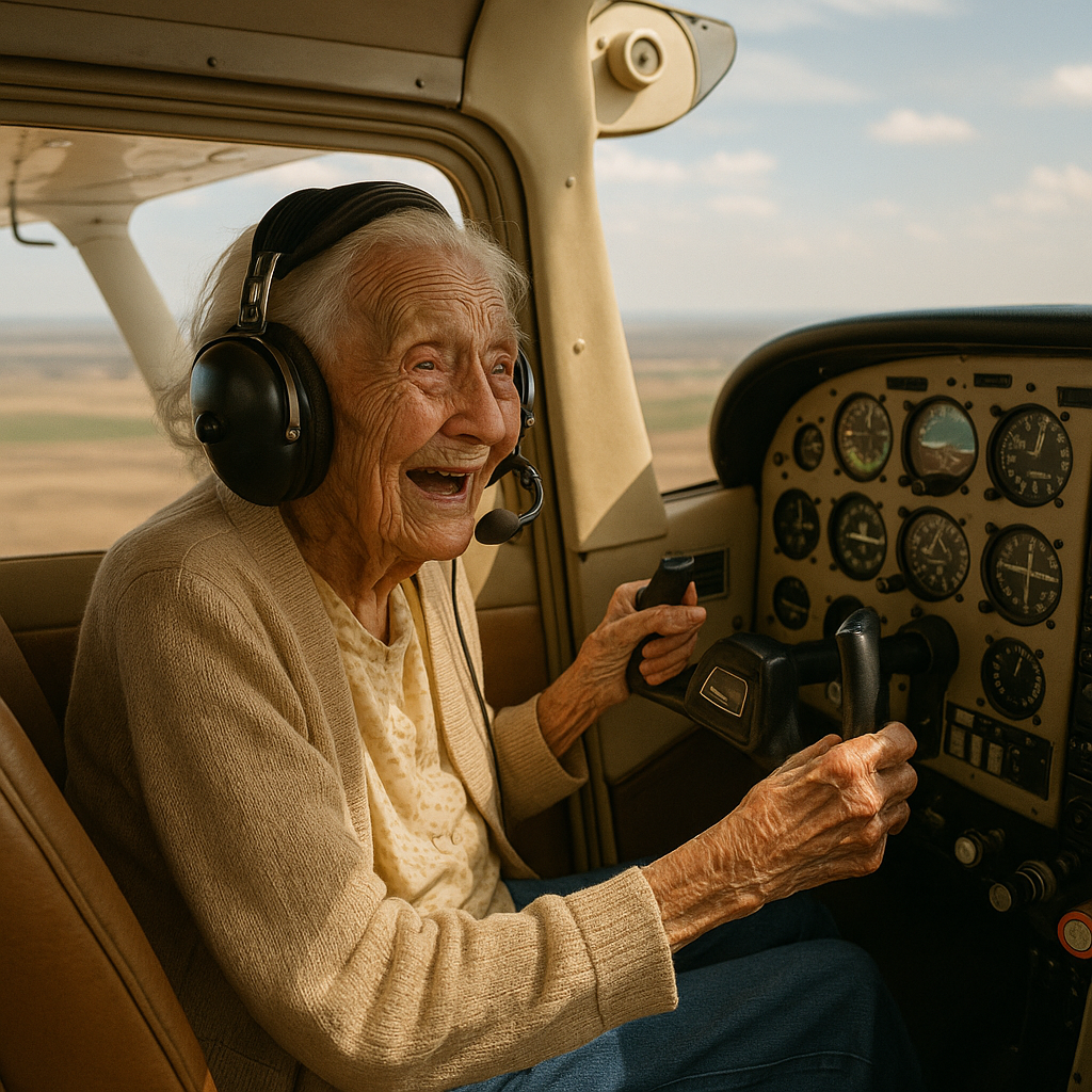 The Sky Waited for Her